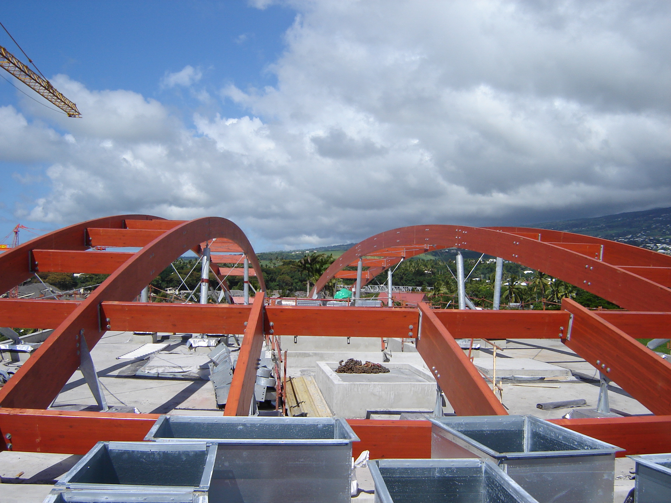 Bâtiment collectif sur l'Ile de la Réunion