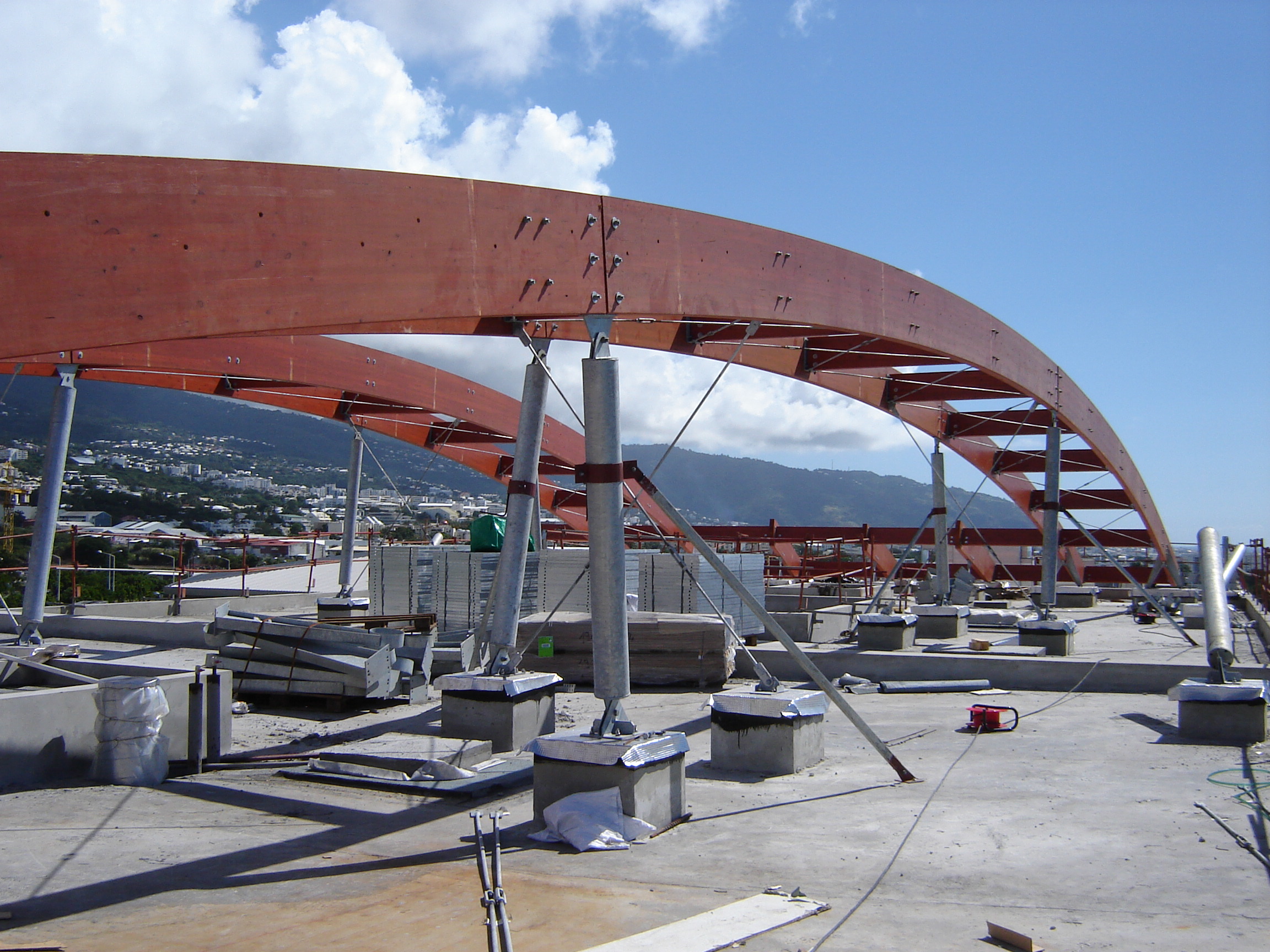 Bâtiment collectif sur l'Ile de la Réunion