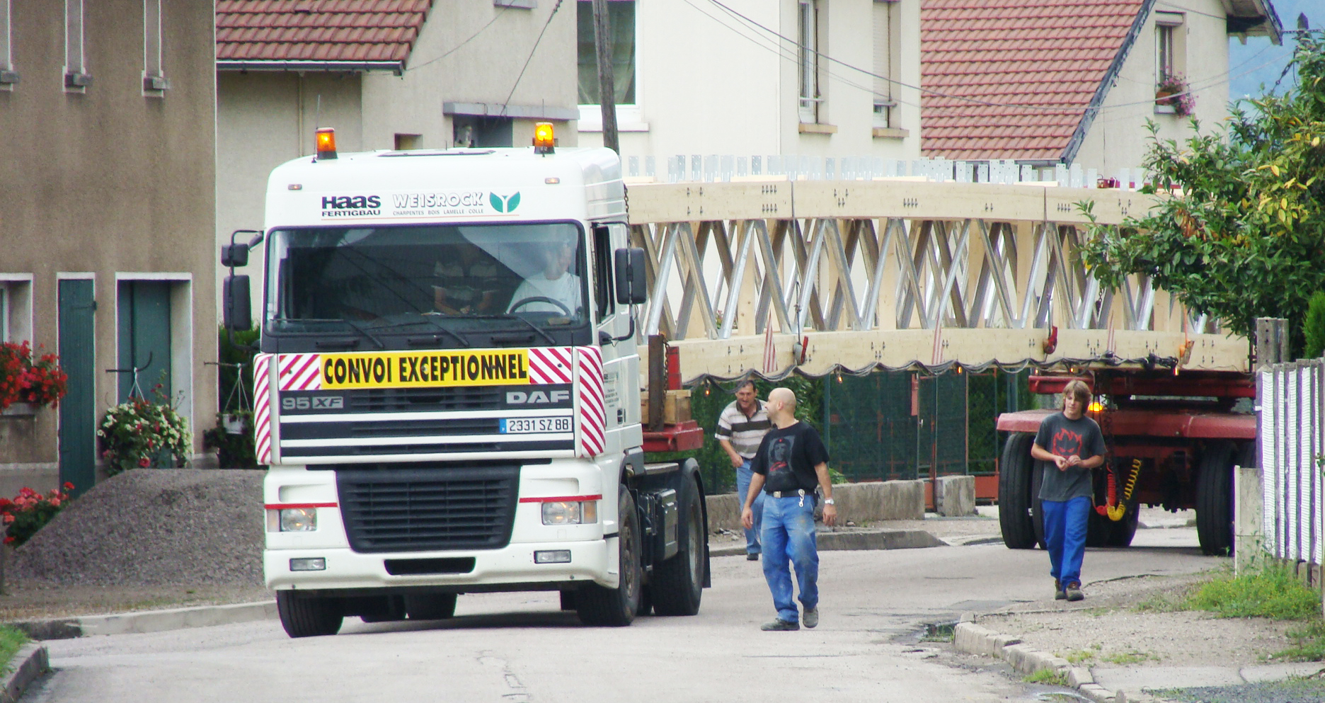 Transport exceptionnel Médiathèque Oullins (69) Weisrock